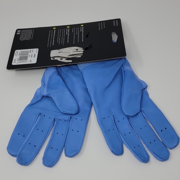 Nike Alpha Huarache Elite Unisex Batting Gloves Blue CV0720 431 Size Large New - Picture 3 of 8
